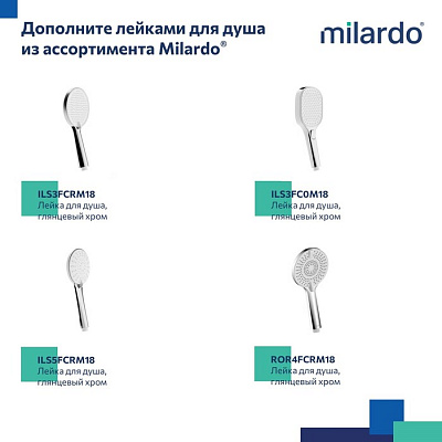 Стойка для душа Milardo Ideal Spa ILS70C0M17
