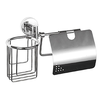 Держатель для туалетной бумаги со стаканом Ledeme L1503-1