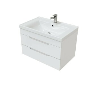 Тумба под раковину подвесная MIRSANT Soho Quadro 70 (раковина Deep-70) (рак 264512 в комплект не входит)