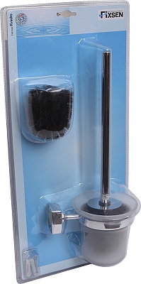 Ерш для туалета+дополнительная щетка Fixsen Kvadro FX-61313A