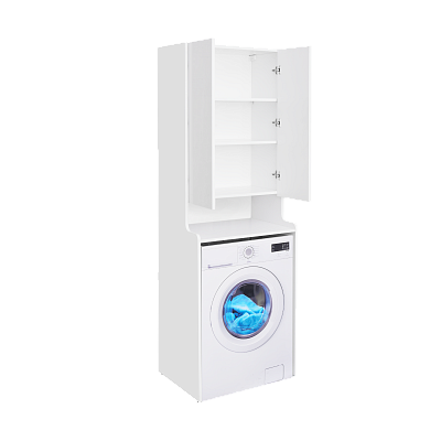 Шкаф Aquaton Лондри белый, для стиральной машины 1A260503LH010