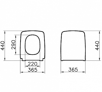 Сиденье для унитаза Vitra Metropole 122-003-009