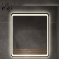 Зеркало с подсветкой, подогревом, сенсорным выключением на взмах CAIMAN Vertu 800x700
