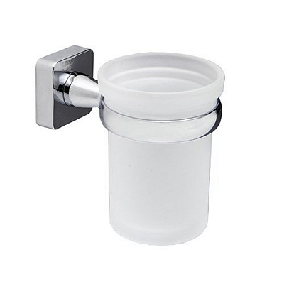 Стакан для зубных щеток стеклянный WasserKRAFT Lippe K-6528