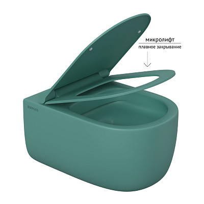 Унитаз подвесной безободковый Berges Ego Xl 082141