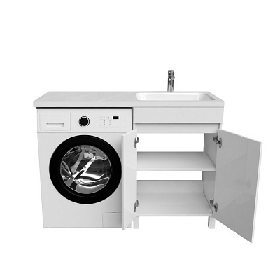 Тумба с умывальником для стиральной машины 120 см Iddis Optima Home OPH12RDi95K