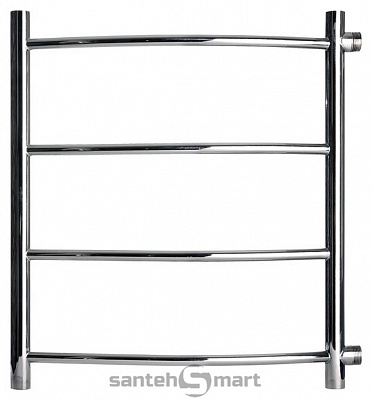 Полотенцесушитель водяной Тера ПСО-21-10 ЛИДЕР 1 600х500 (4 перекладины) прямое подключение, наружная резьба 1