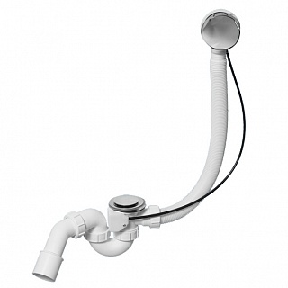 Сифон-автомат пласт.MRB2CВ2-РВ 1 1/2 хром (пакет)