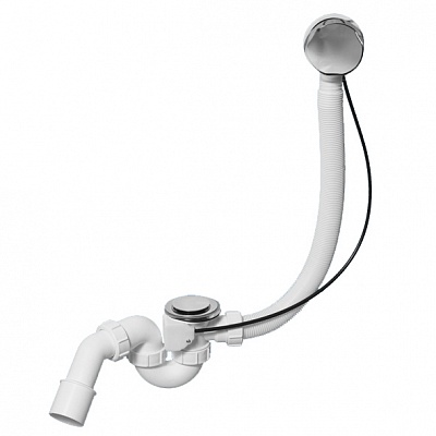 Сифон-автомат пласт.MRB2CВ2-РВ 1 1/2 хром (пакет)