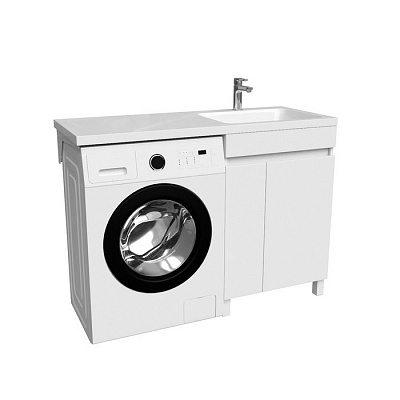Тумба с умывальником для стиральной машины 120 см Iddis Optima Home OPH12RDi95K