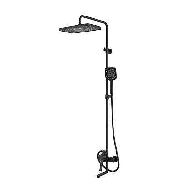 Душевая система с тропическим душем Iddis Parker PARBL3Fi06