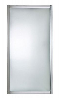 Боковая штора прямоугольную ванну (хром) 75*140 см