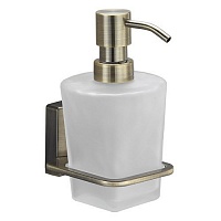 Дозатор для жидкого мыла стеклянный, 300 ml WasserKRAFT Exter K-5299