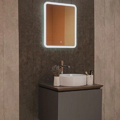 Зеркало с подсветкой 50х60 Silver MirrorsСтив LED-00002884