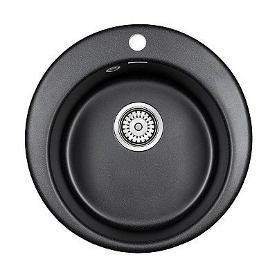 Мойка для кухни кварцевая Paulmark Gelegen PM404800-BL
