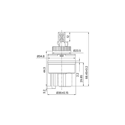 Картридж керамический для смесителя Iddis 999C35H1SM-P