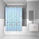 Штора для ванной комнаты Iddis 200*200 см  blue butterfly SCID031P