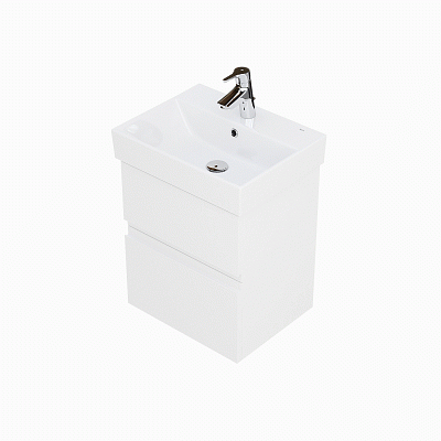 Тумба под раковину Roca Oleta 50 белый матовый, 2 ящика, A857638501