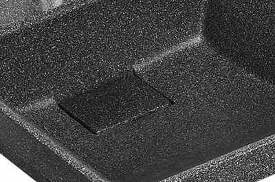 Крышка выпуска AQUATON для раковины Лондри 105, графит 1A722335LH210