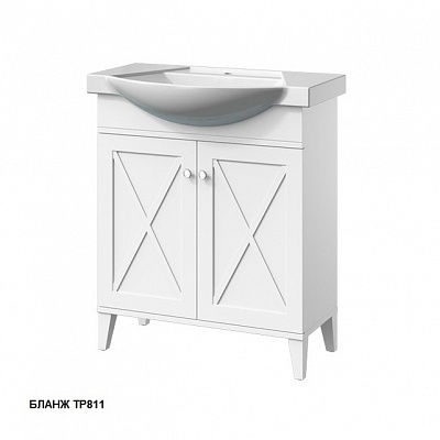 Тумба 75 две двери Caprigo TORINO 34611-TP811