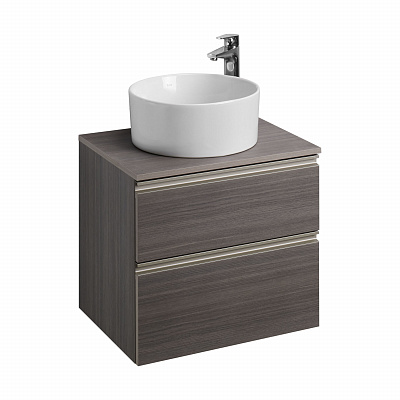 Тумба под раковину Roca The Gap 60 городской дуб 2 ящика A857397402