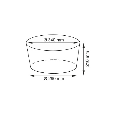 Плетеная корзина с крышкой WasserKRAFT Donau WB-530-L