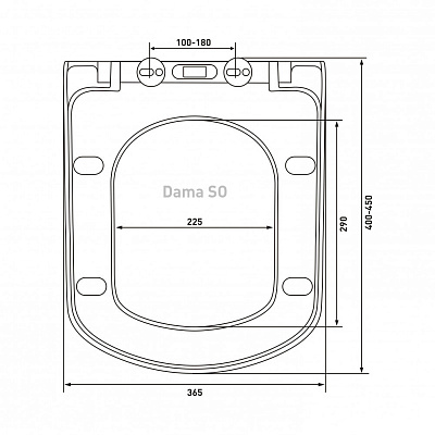 Сиденье Berges Dama SO 017203