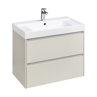 Тумба под раковину Roca Ona Ivory 800 слоновая кость, 2 ящика, ZRU9307862
