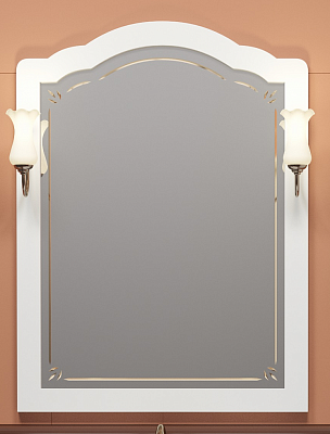Зеркало Opadiris Лоренцо 60, цвет белый