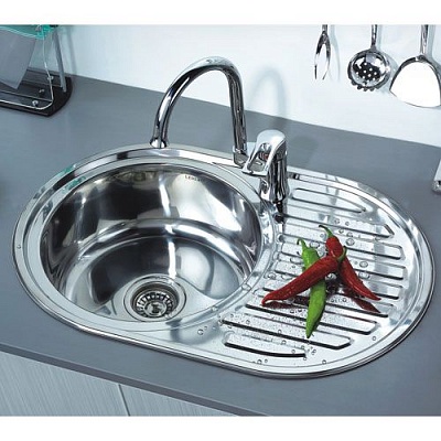 Мойка Ledeme L87750-R 77*50 глянцевая правая