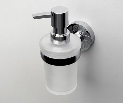 Дозатор для жидкого мыла стеклянный, 170 ml WasserKRAFT Isen K-4099