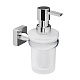 Дозатор для жидкого мыла стеклянный, 150 ml WasserKRAFT Lippe K-6599