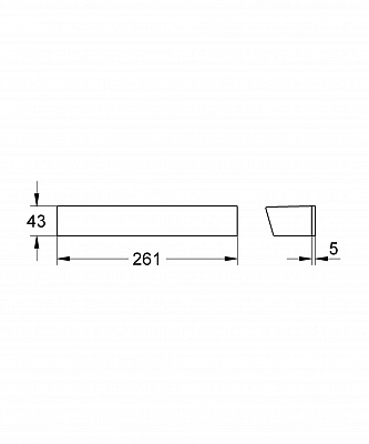 Полка металлическая Grohe Grohtherm 2000 NEW