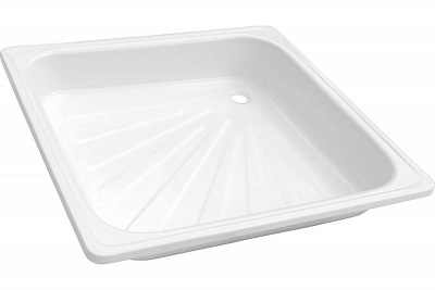 Душевой поддон стальной 80х80х15 квадратный Antika APS-80101