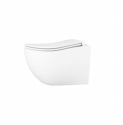 Унитаз подвесной безободковый торнадо D&K München DT1566516 микролифт