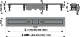 Водоотводящий желоб с порогами для перфорированной решетки AlcaPlast APZ12-1050M