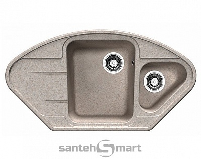 Мойка Longran Lotus LTG 960.510 15 Terra бежевый