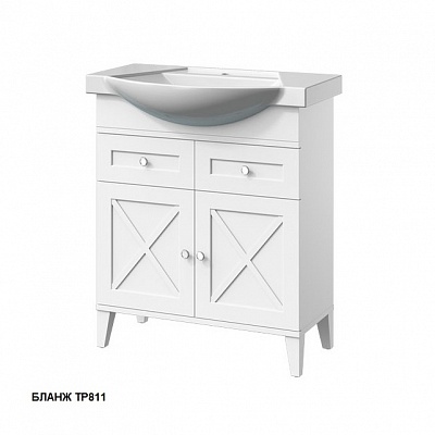 Тумба 75 один ящик, две двери Caprigo TORINO 34612-TP811