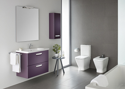 Тумба под раковину Roca The Gap 70 фиолетовая ZRU9302741