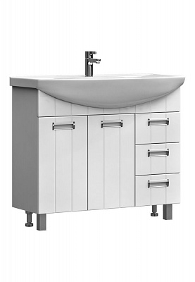 Тумба с раковиной 105 см Vigo Diana 1050-2-3 tn.DIA.STI.105.2D.3Y