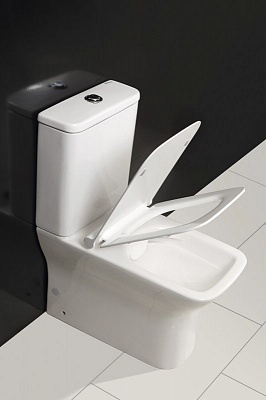 Сиденье быстросъемное дюропласт soft close металлическое крепление Belbagno ROMANO  BB2112SC