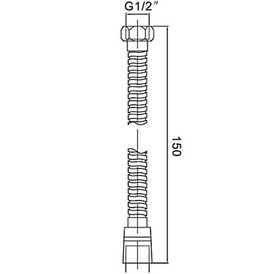 Душевой шланг Gerhans K40203