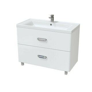 Тумба под раковину напольная 2 ящика MIRSANT Fuji 80/2(раковина Deep-80) (рак. 262520 в комплект не входит)