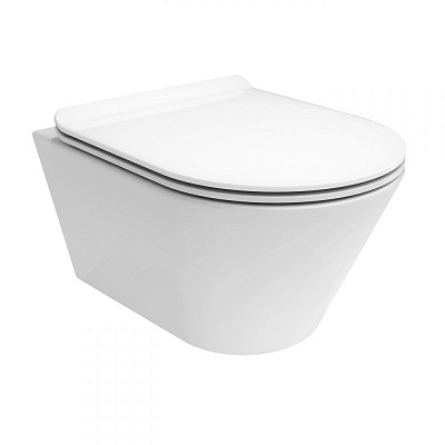 Унитаз подвесной PLAZA Modern без сидения Kerama Marazzi PLMR wc 02 (витринный образец)