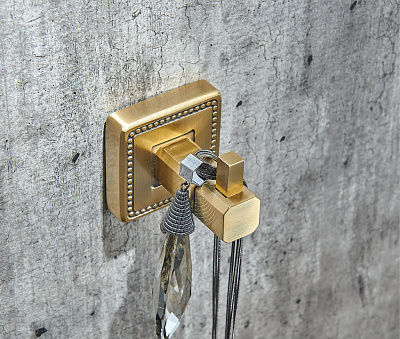 Крючок для ванной Wonzon & Woghand roma, бронза ww-7215