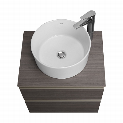 Тумба под раковину Roca The Gap 60 городской дуб 2 ящика A857397402