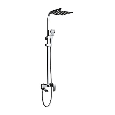 Душевая система со смесителем Gappo G07 G2407, хром