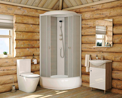 Душевая кабина 90х90х215 Niagara Promo P90/26/MT четверть круга