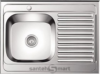Мойка Ledeme L98060-L 800*600 глянцевая левая