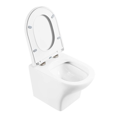 Сиденье быстросъемное дюропласт soft close металлическое крепление Belbagno KRAFT BB865SC